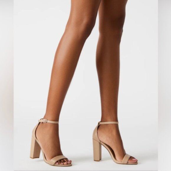 CARRSON BLUSH LEATHER Heels - 6.5 - Picture 2 of 5